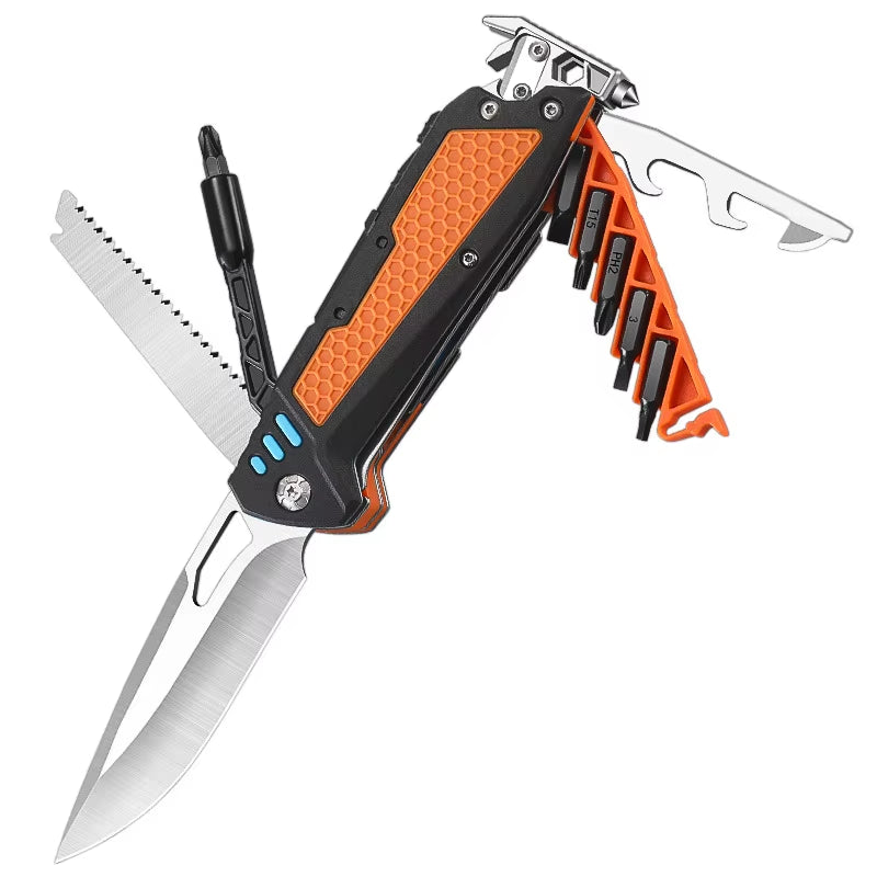 New Multifunctional Folding Tool Knife Outdoor Hiking Camping EDC Tool Folding Knife