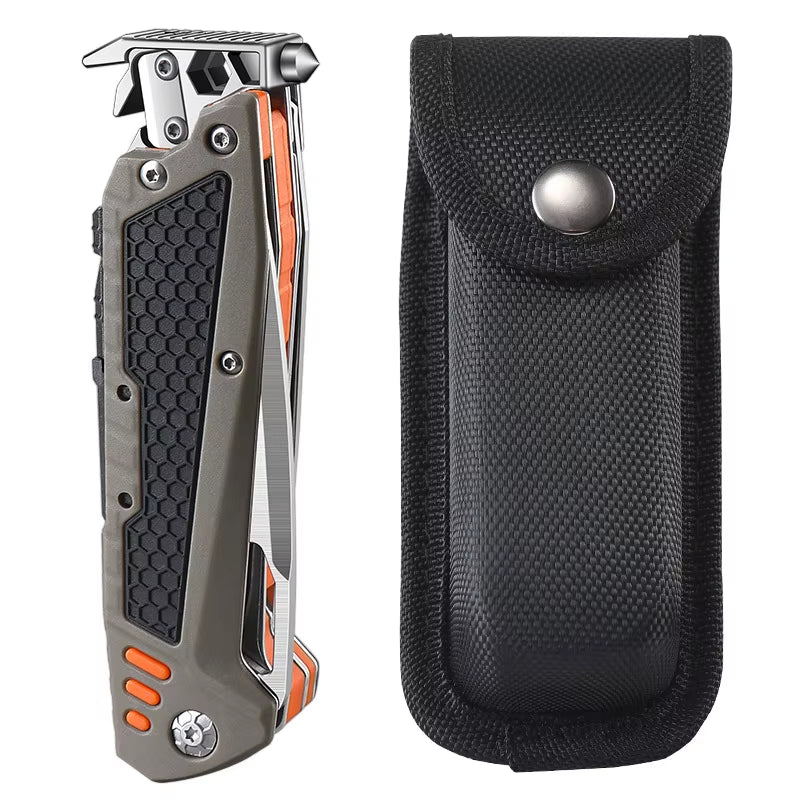 New Multifunctional Folding Tool Knife Outdoor Hiking Camping EDC Tool Folding Knife