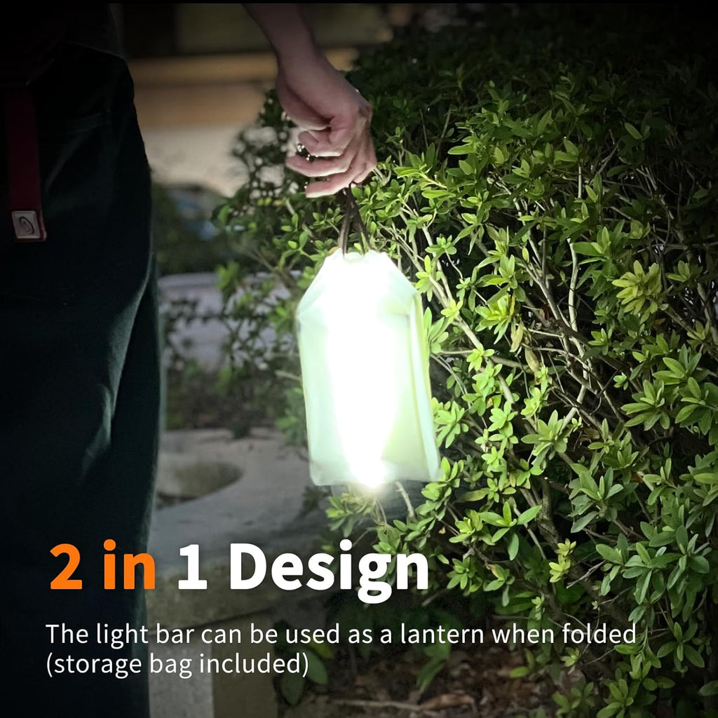 Inflatable Solar Camping Lantern,Usb Rechargeable,4 Lighting Modes,Ip66 Waterproof,Portable and Lightweight Tent Light
