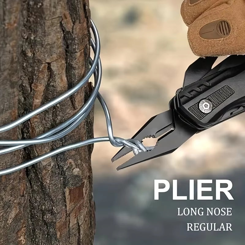 Multifunctional Knife Pliers Outdoor Home Portable Outdoor Survival Folding Knife Plier Screwdriver Hand Tool Car Emergency Tool