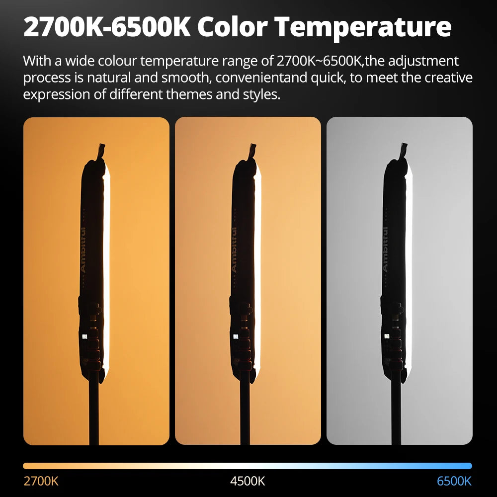 GC12 Gold Crow 12 Flexible Photography Lighting Air Light 2700K-6500K Portable LED Soft Light Inflatable