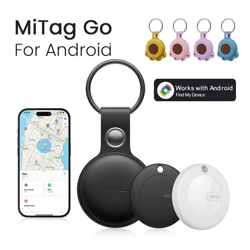 Mili Mitag Smart Tracking for Google Find My Android Tag Bluetooth Tracker for Keys, Suitcase, Backpack Luggage Gps Locator