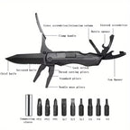 Multifunctional Knife Pliers Outdoor Home Portable Outdoor Survival Folding Knife Plier Screwdriver Hand Tool Car Emergency Tool